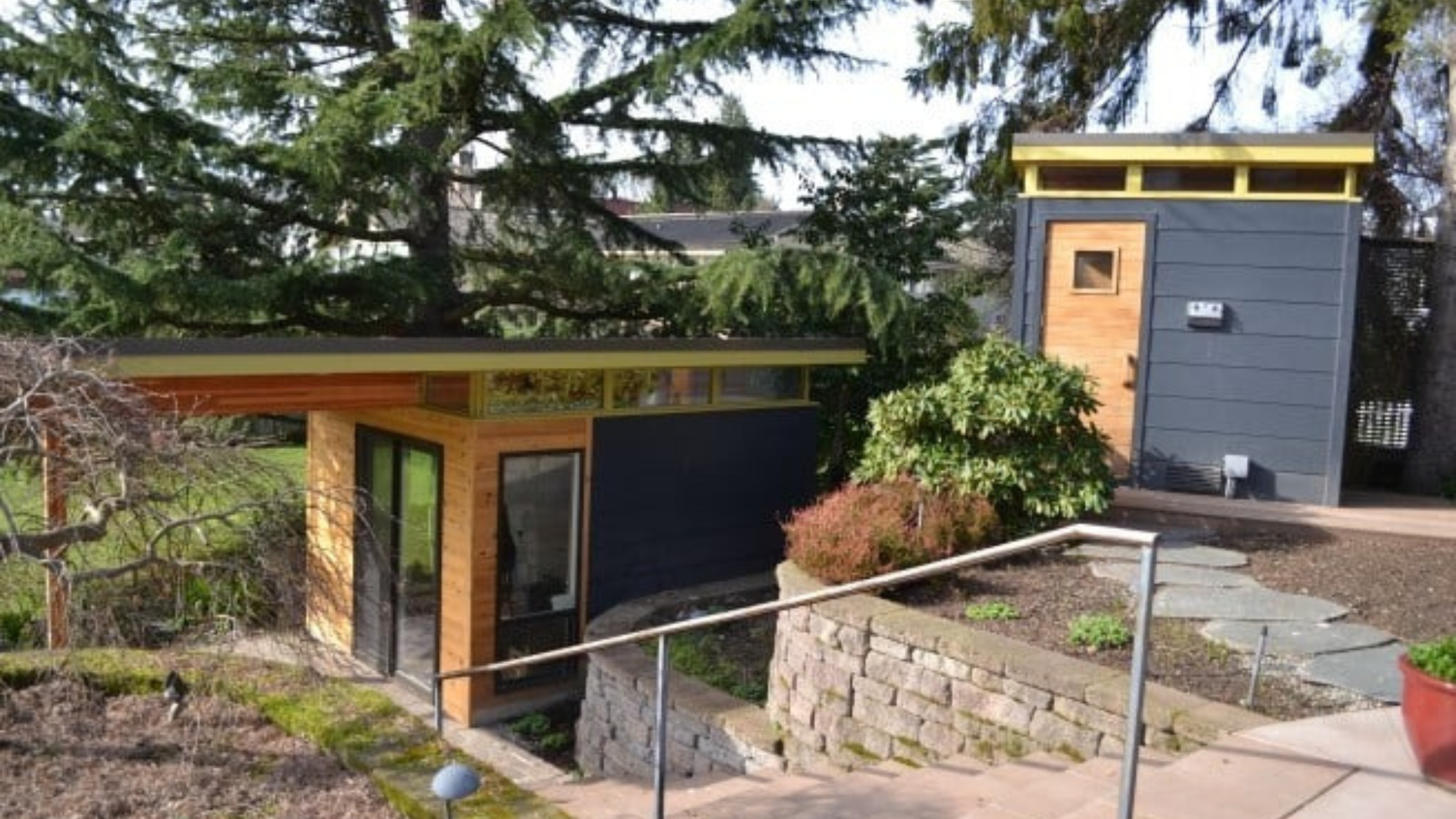 Relax With a Modern-Shed Sauna