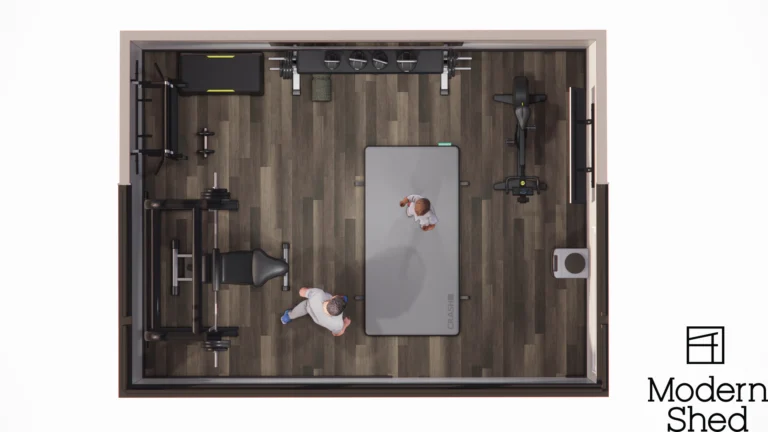 12x16 Gym - Modern Shed